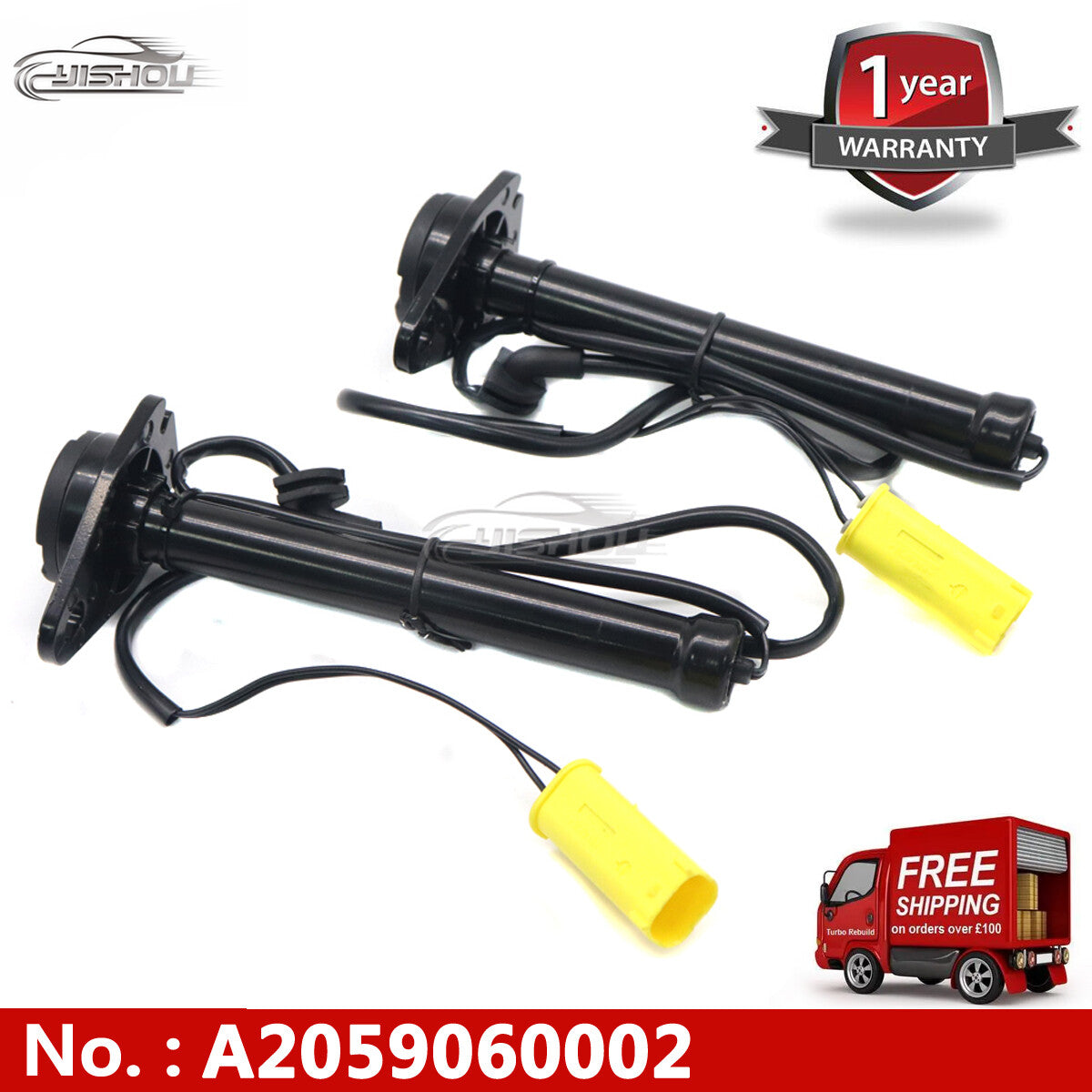 2-pack Active Hood Actuators for Mercedes C-Class W205 C205 S2059060002 - new