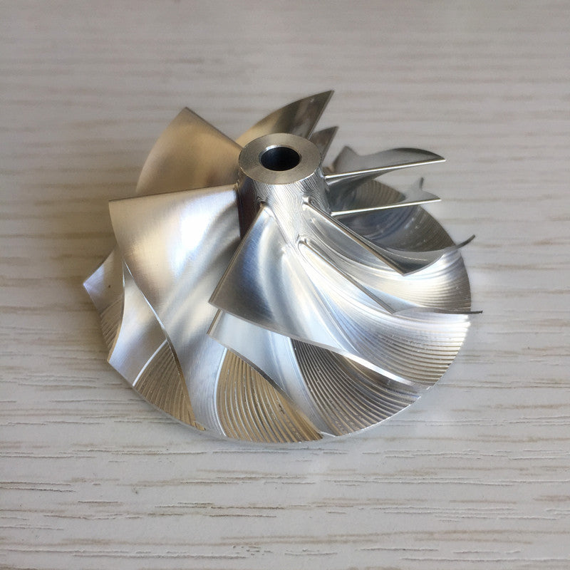 TD04HL 18T 45.01/56.02 mm 6+6 Blade 49189-43800 Turbine Billet Compressor Wheel