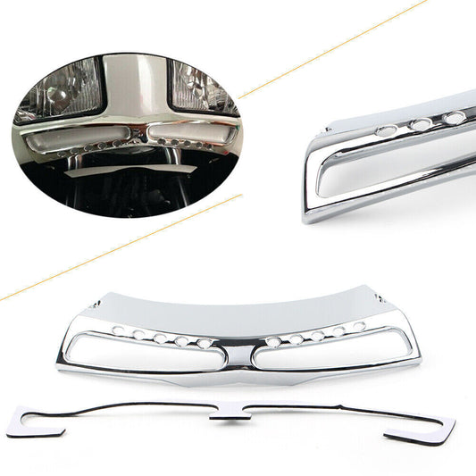 Chrome Headlight Lower Grill Trim Fit for Honda Goldwing GL1800 2001-2011 03 04 po