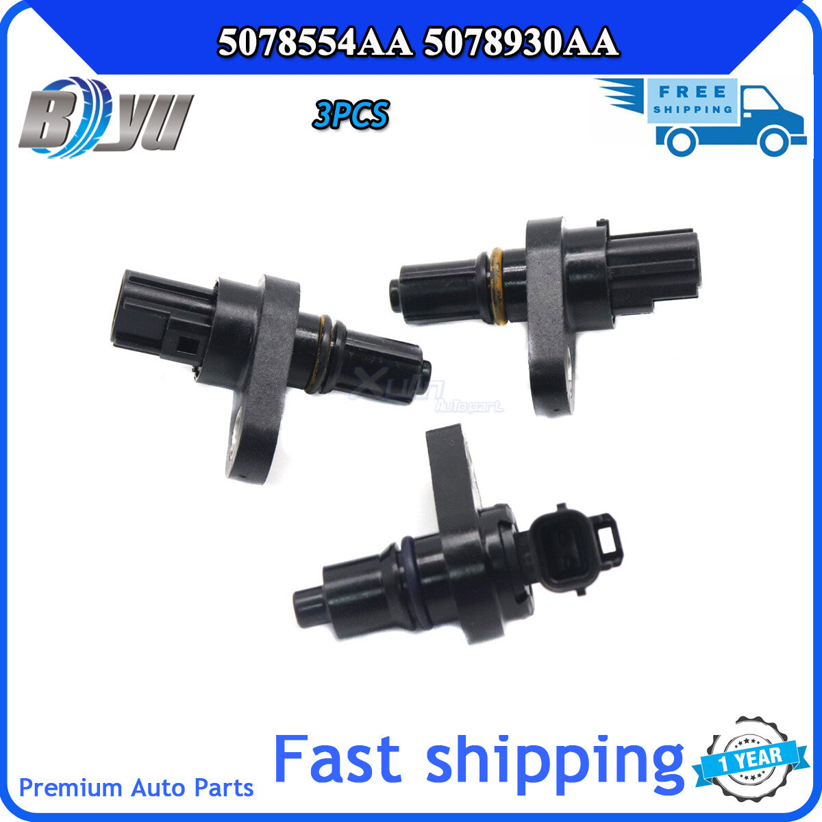 3-piece gearbox speed and transmission shaft sensor kit for Chrysler Sebring 200 for Dodge