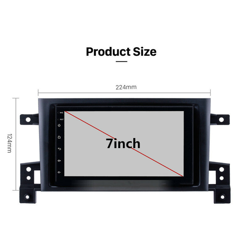 Android Radio 7 Wifi Bluetooth Video Audio Multimedia GPS Nav for Grand Vitara