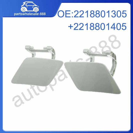 1 Pair Headlight Washer Nozzle Cap for Mercedes-Benz S W221 2010-2013 2218801305