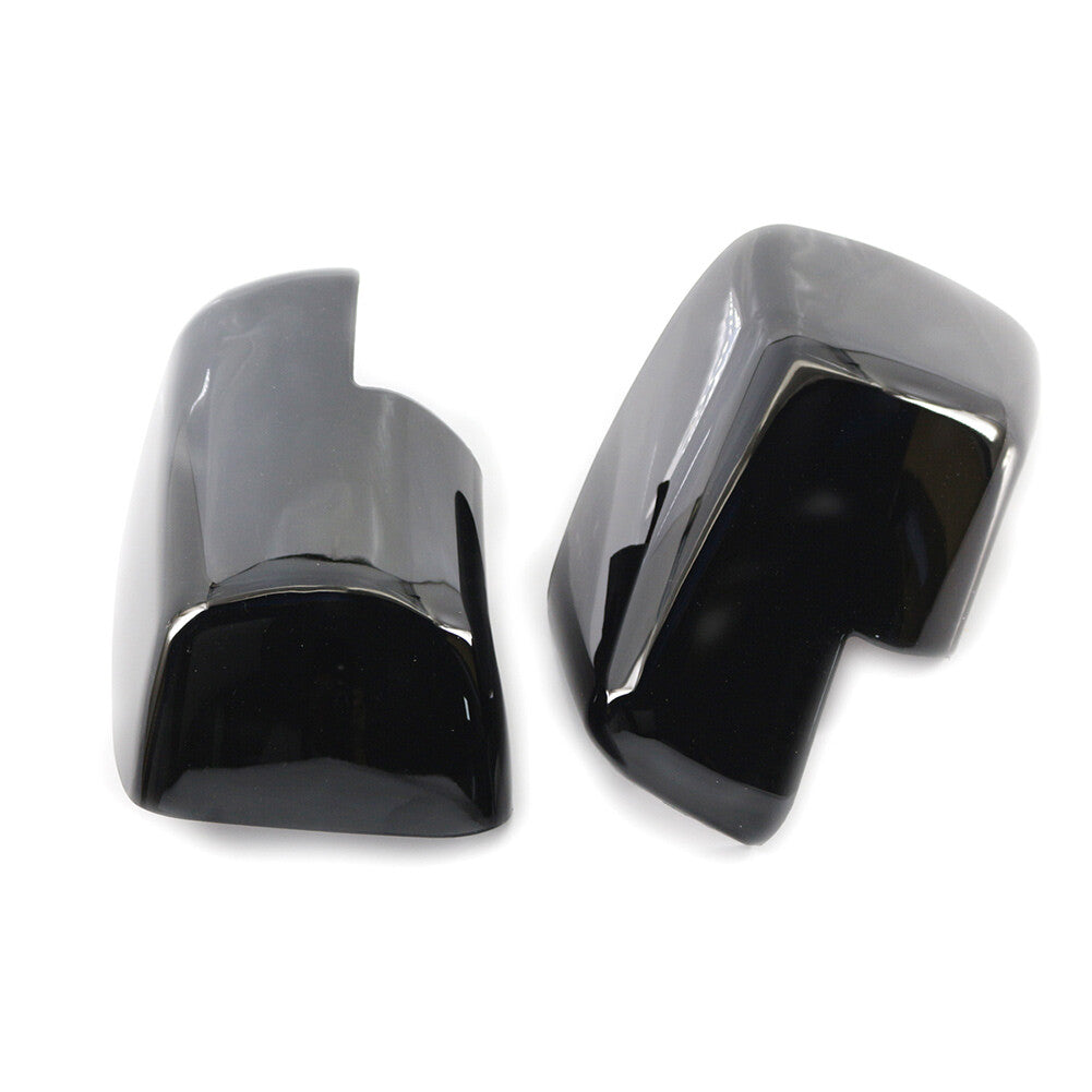 Gloss Black Rearview Mirror Cover Caps Fit for Land Rover Discovery 3 Freelander 2