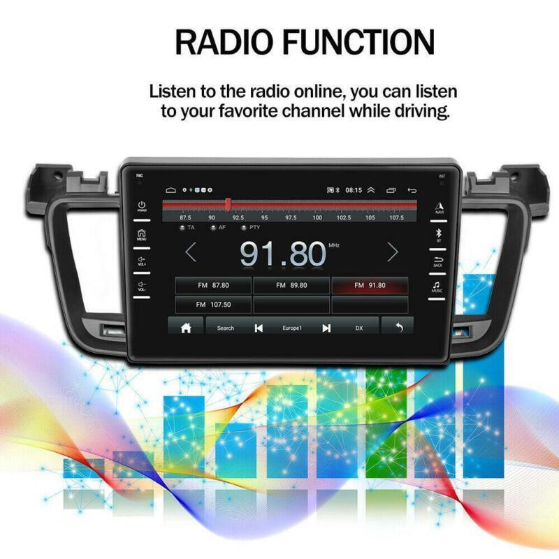 for Peugeot 508 2011-2018 Android 9.1 Car Radio Stereo Head Unit GPS Navigation
