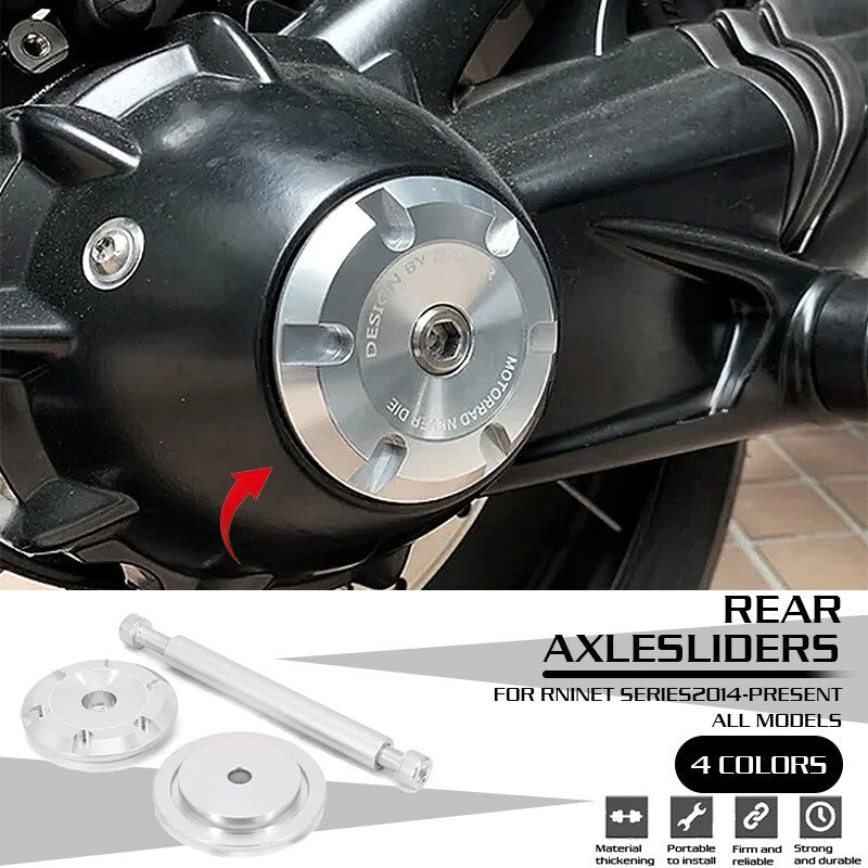 Rear Refit Wheel Fork Axle Cap Crash Pads Slider Protector for BMW R9T Four colo