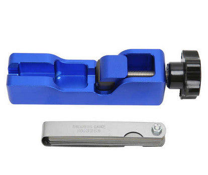 Universal spark plug gap tool for most 10/12/14/16 mm spark plugs + angle gauge