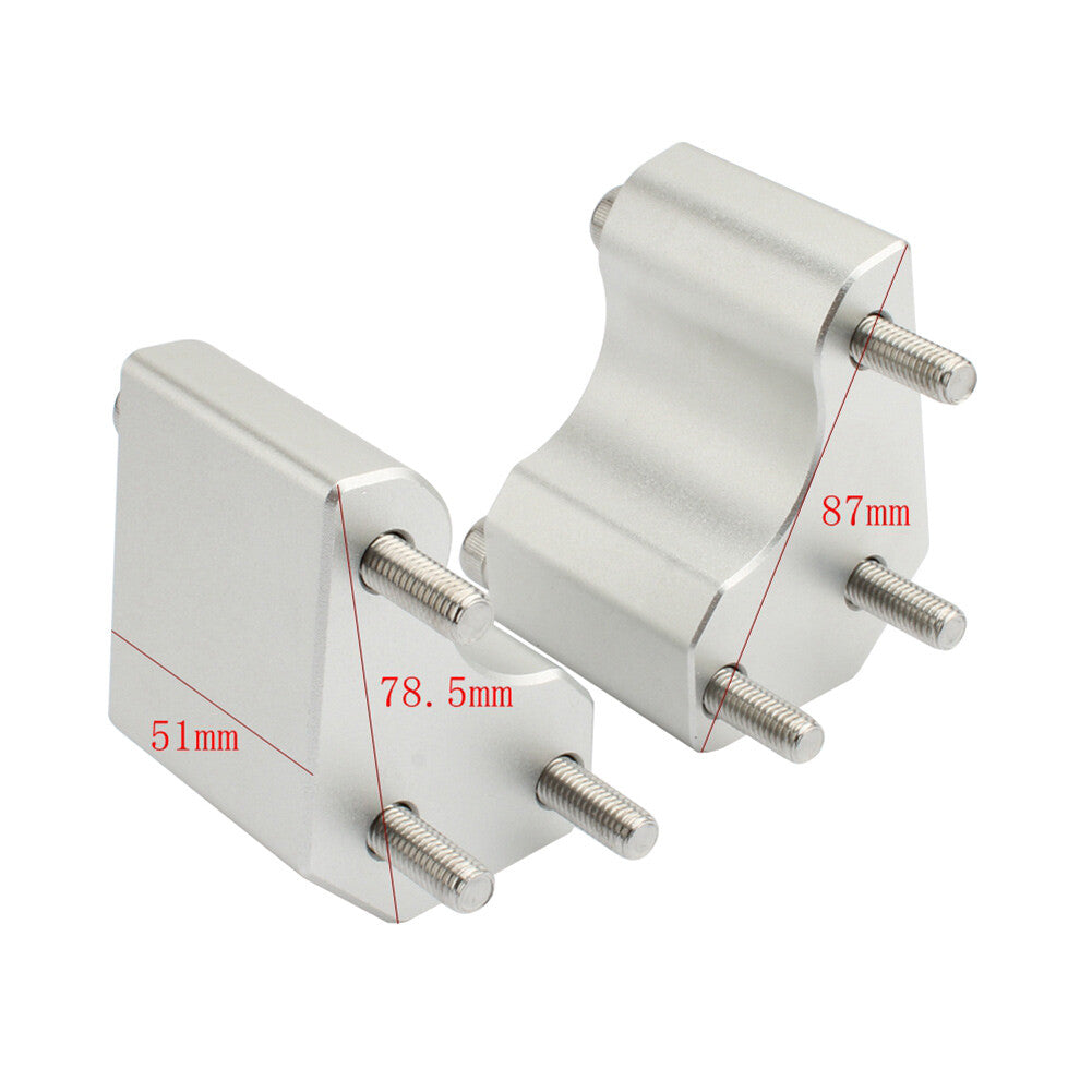 2 Handlebar Riser Spacer Kit for Kawasaki Concours 1400 ABS 1400GTR 2008-22