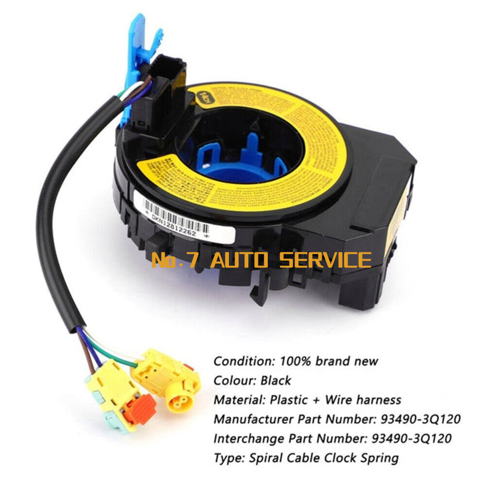 93490-3V120 Clock Spring Fit for Hyundai Azera 2012-2014 3.3L V6