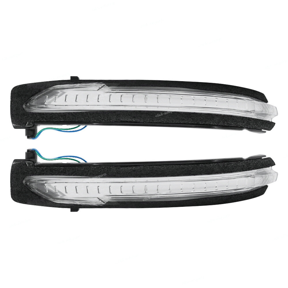 2 for Nissan Qashqai J11 for X-Trail T32 Front LR Side Mirror LED Turn Signal Light