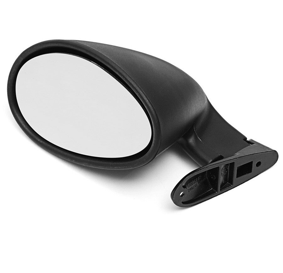 1Pair Universal Car Vintage Door Wing Side Mirror Hot Rod Rat Rod Muscle Black