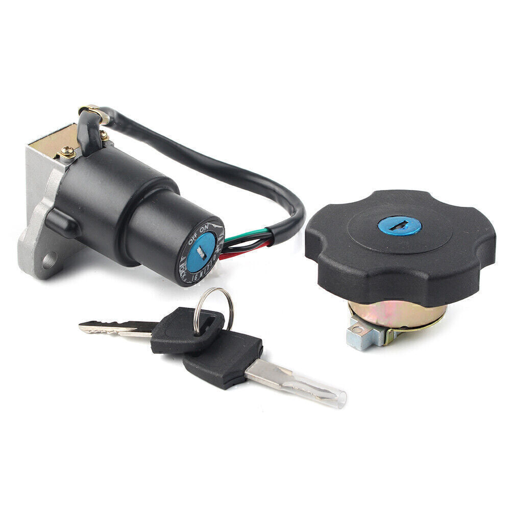 Ignition Switch Fuel Gas Cap Keys Set for Yamaha XT600 TW200 XT225 Serow