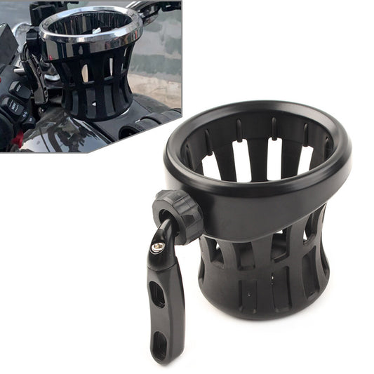 For Goldwing GL1800 2001-2021 20 Handlebar Cup Holder Drink W/ Mesh Basket Mount
