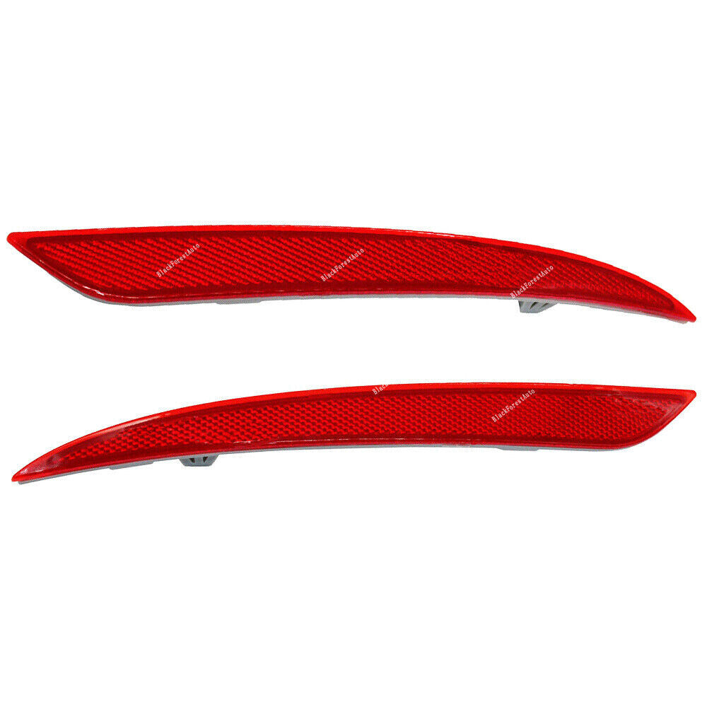 2x Left Right Side Bumper Reflector Turn Signal Light Lamp For 13-16 for Ford Fusion