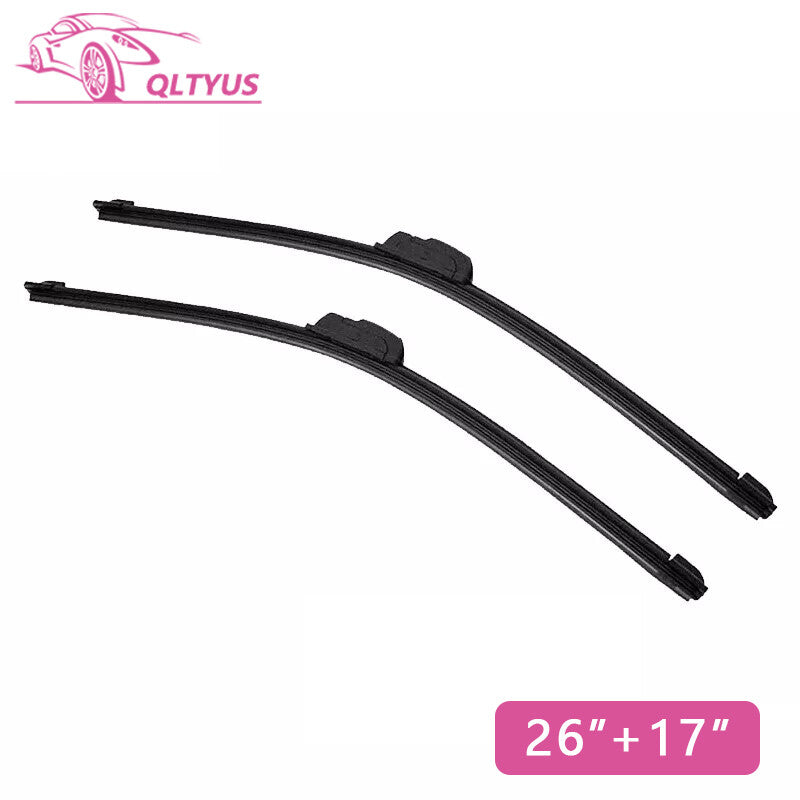 26-inch + 17-inch windshield wiper J-hook, frameless, frameless, all seasons