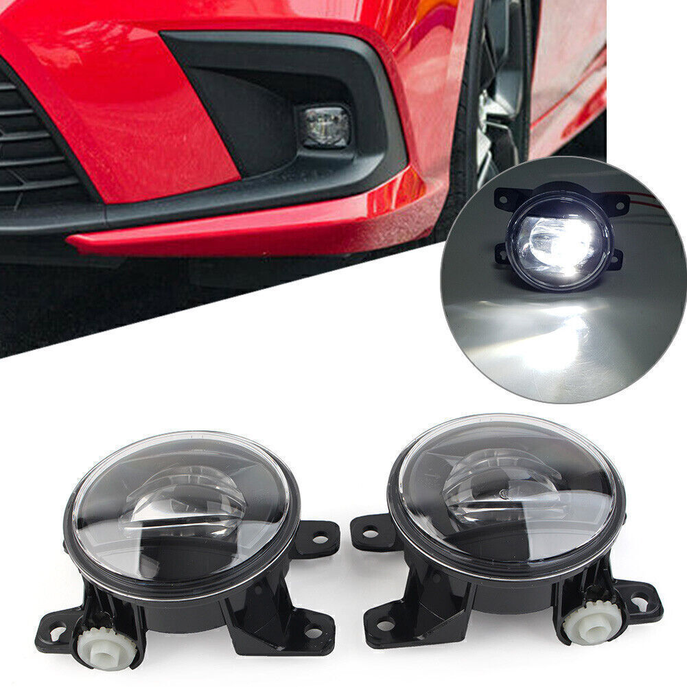 LED Fog Light Lamps w/ Cable Switch Left Right Set for Honda for Civic Sedan 2022+
