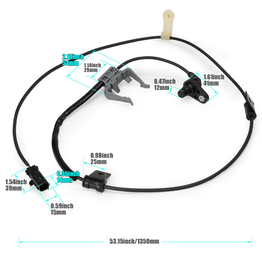 1X 89542-08050 new Right Front ABS Wheel Speed Sensor for Toyota for Sienna
