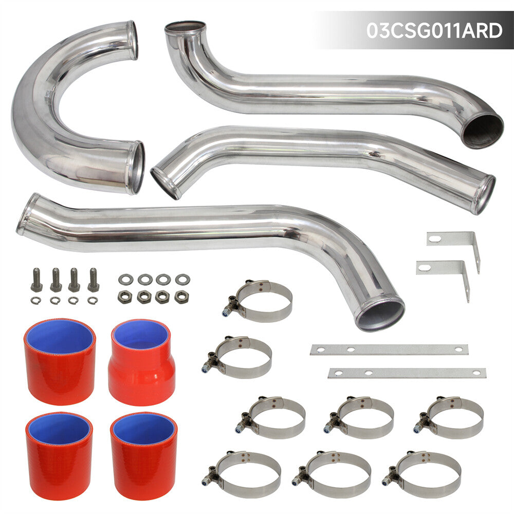 Intercooler Piping Kit for Toyota Supra MK4 JZA80 2JZ-GTE Twin Turbo 93-98 Red