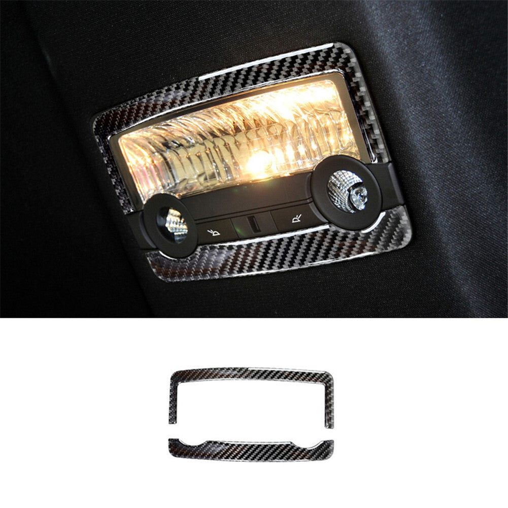 Carbon Fiber Rear Roof Light Frame Cover Trim for BMW X5 E70 X6 E71 2008-2013