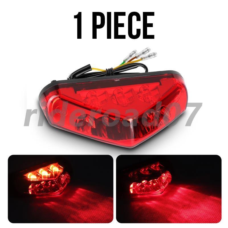 Motorcycle LED Light Rear Fender Brake Tail Light off-road Dirt Bike Universal