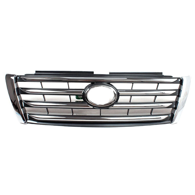 Chrome Front Grille Grill Horizontal stripes Retrofit for Toyota Prado 2014-2017