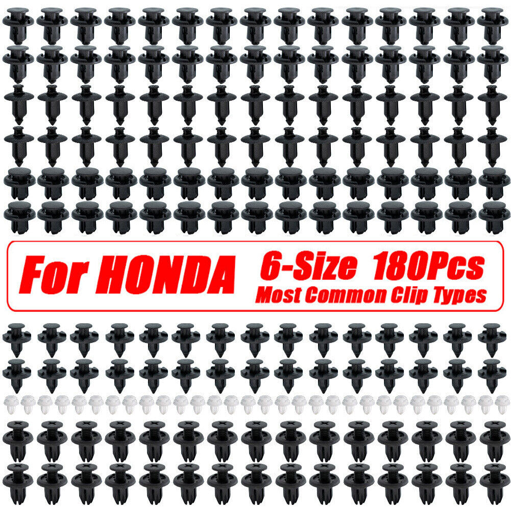 Trim Panel Clips Bumper Fender Fastener Push Rivets for HONDA for CIVIC ACCORD 180X