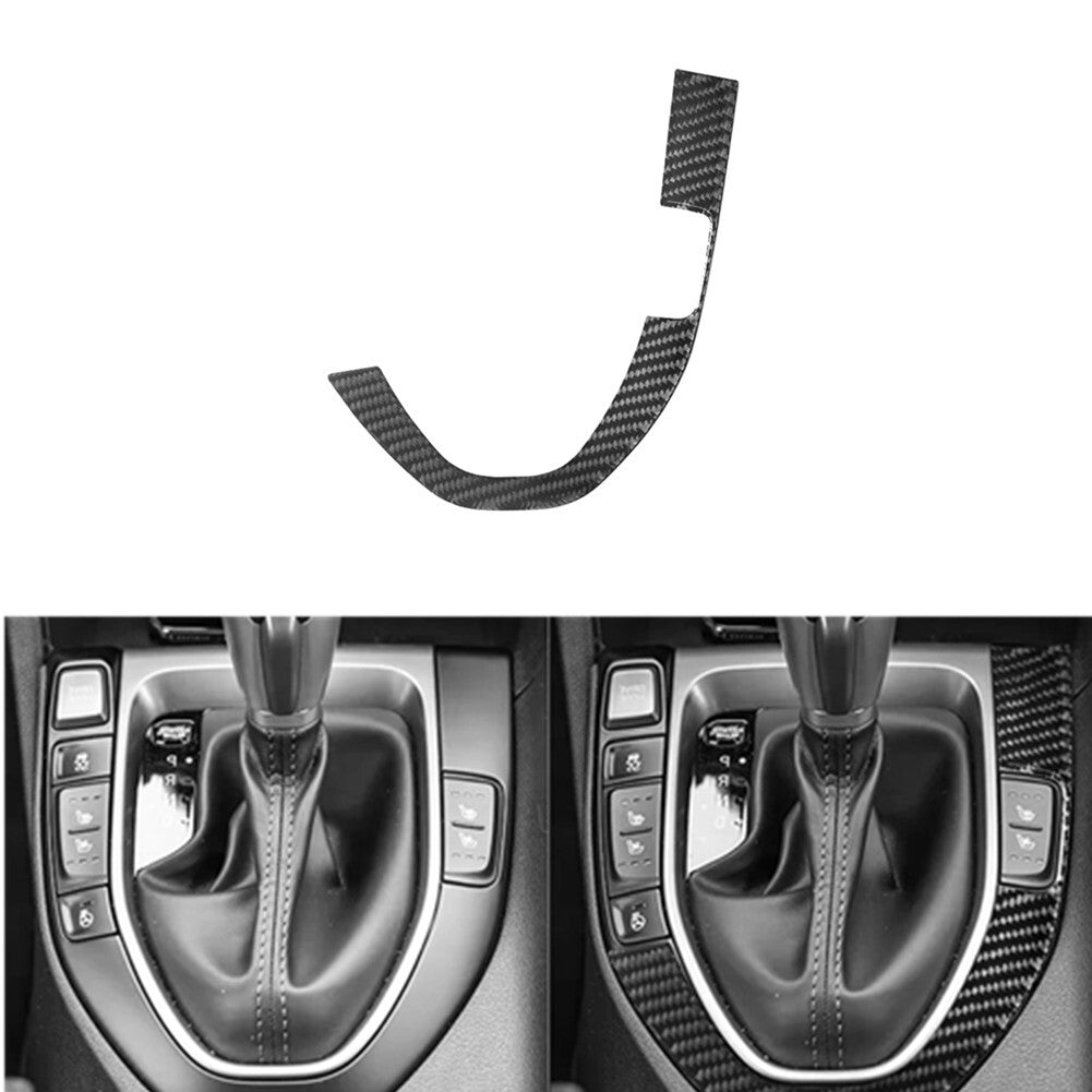 Carbon Fiber Gear Shift Outer Strip Trim Cover for Hyundai for Veloster JS 2019-2022