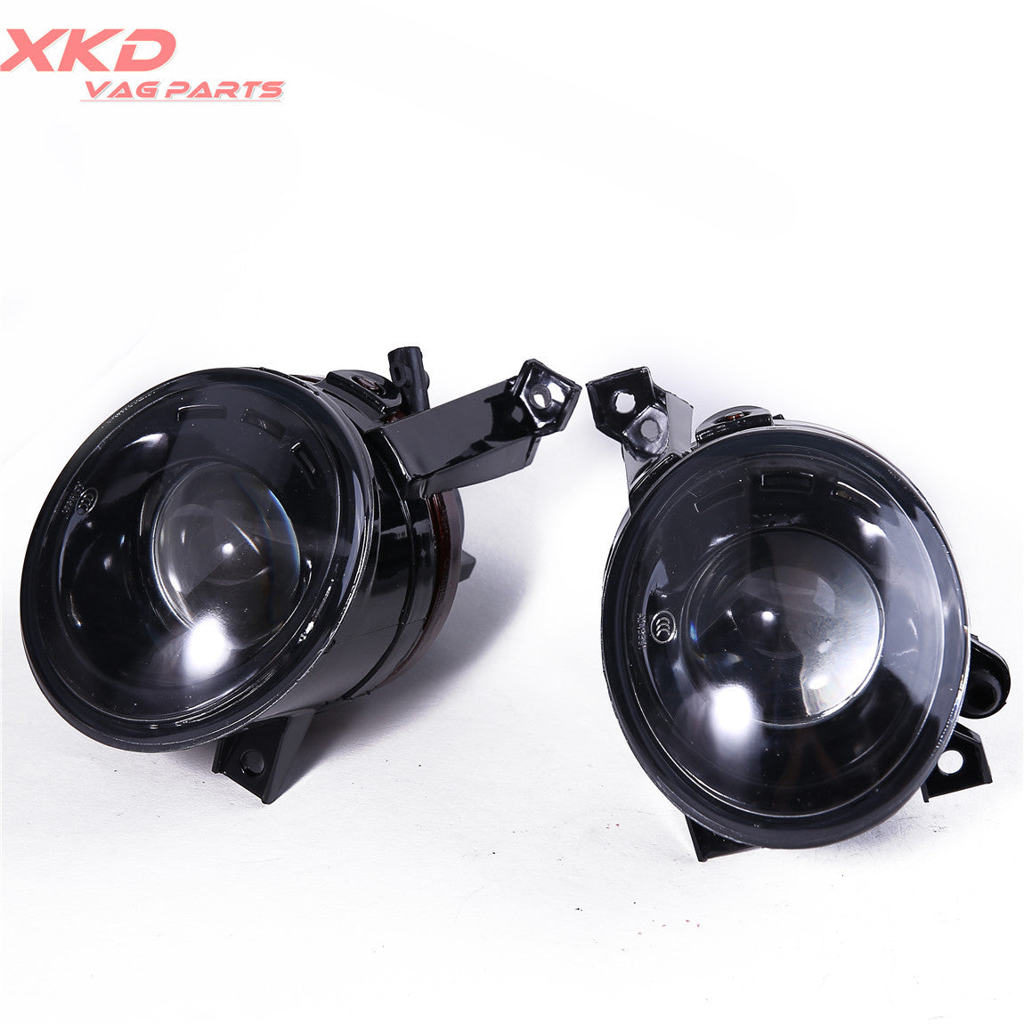 One Pair Front Convex lens Fog Lamps Foglights 9006 for VW for Tiguan EOS CC Touran