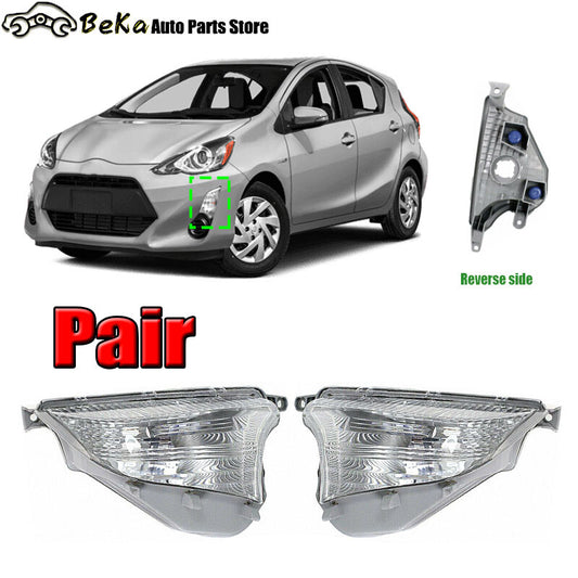 2Pcs for Toyota Prius C 2015-2016 Bumper Signal LHRH Front Side Corner Light