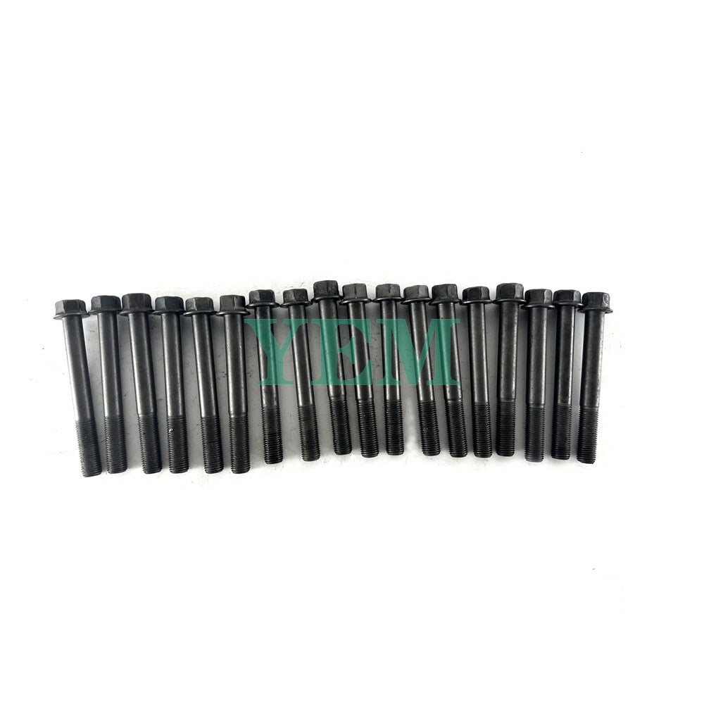1 Set Engine Head Bolt 18pcs For Yanmar 4TNE98 Engine 4TNE98 Cylinder Head Bolt