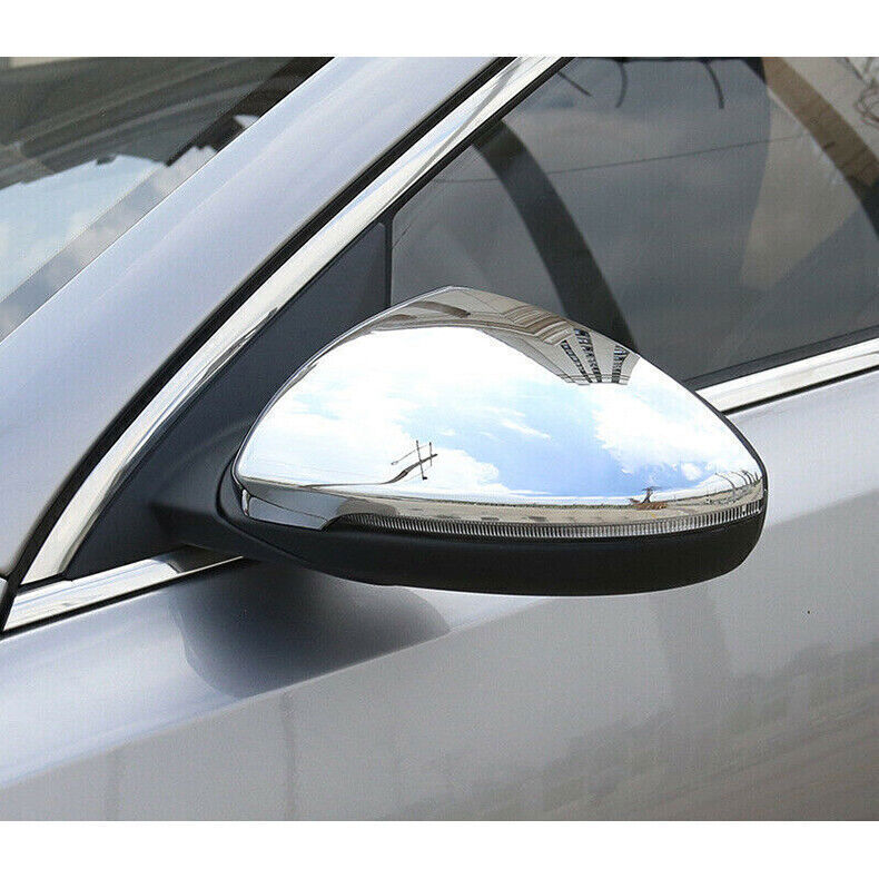 for Kia Forte K3 2019-21 Chrome Exterior Door Rear View Mirror Cover Cap Trim 2X