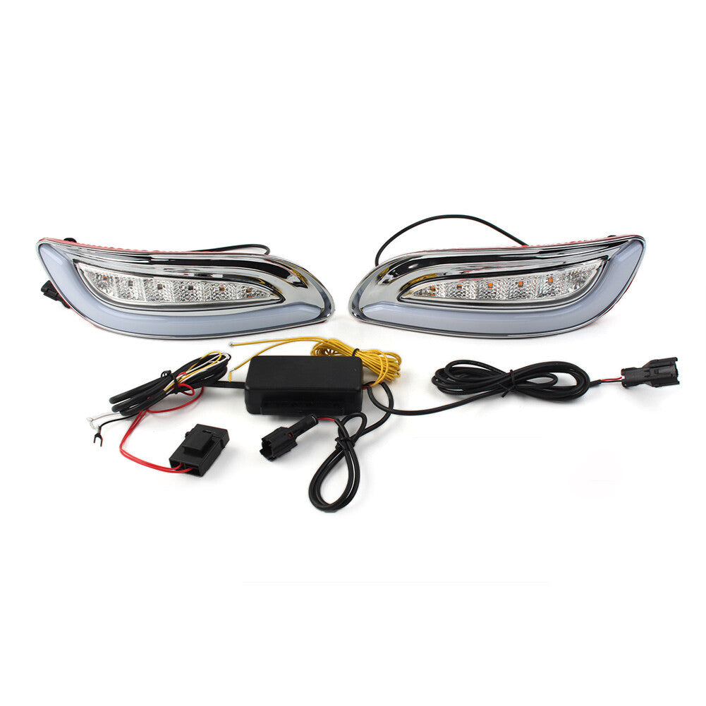Fog Lamp Running Light DRL With Yellow Turn Signal Light for Lexus RX300 RX330
