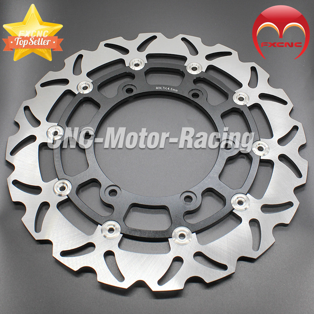 Floating front brake disc rotor YZF R1 1998 - 2003 2002 2001 2000 1999 for Yamaha