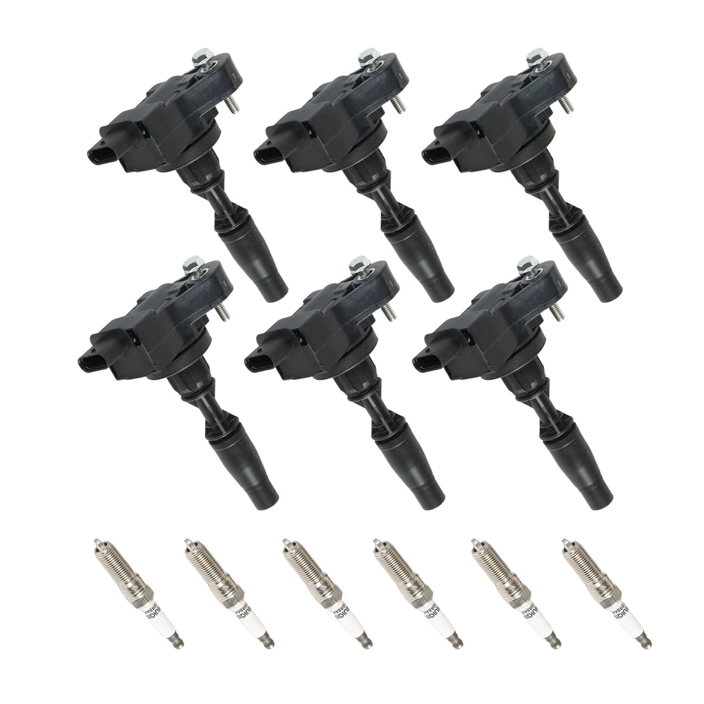 6x Ignition Coils  Iridium Spark Plugs For 2016-2020 for Cadillac ATS CT6 CTS XT5