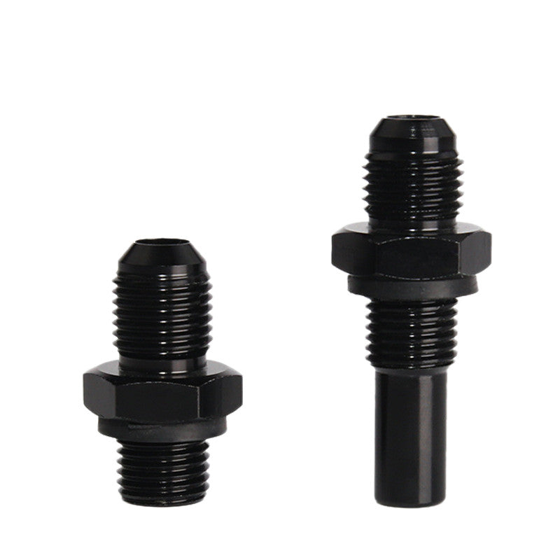 A pair of 6AN x 1/4NPS transmission oil cooler adapter accessories for GM 1997-2007 4L80E