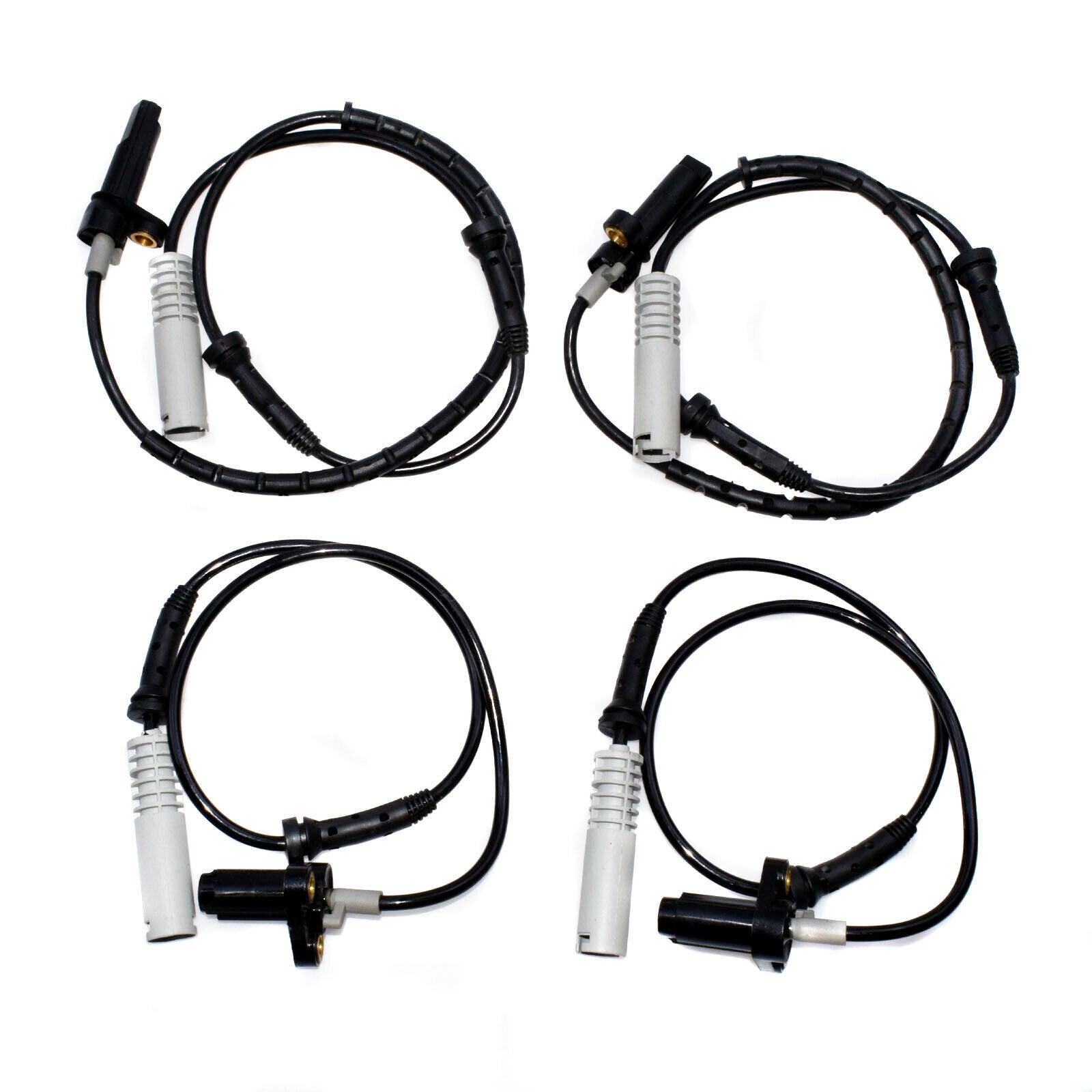 for BMW 528i 540i 34521182159 34521182160 4x Front Rear ABS Wheel Speed Sensor