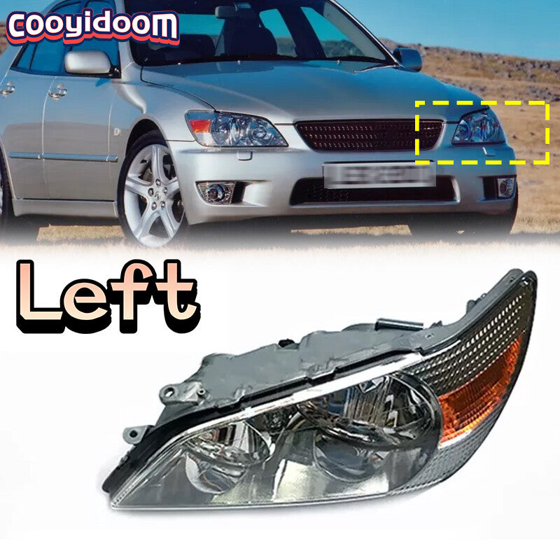 Left Side for TOYOTA ALTEZZA RS200 Front Headlight for LEXUS IS200 1998-2005