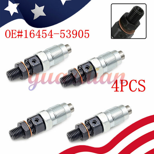 4x 16454-53905 Fuel Injector Nozzle Assembly for Kubota V2203 V2003 V1903 D1703