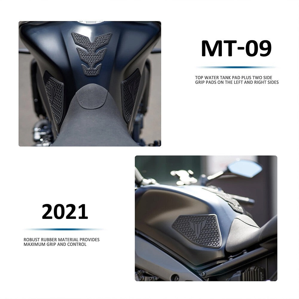for Yamaha MT-09 2021 2023 Side Fuel Tank Pads Protector Stickers Decal