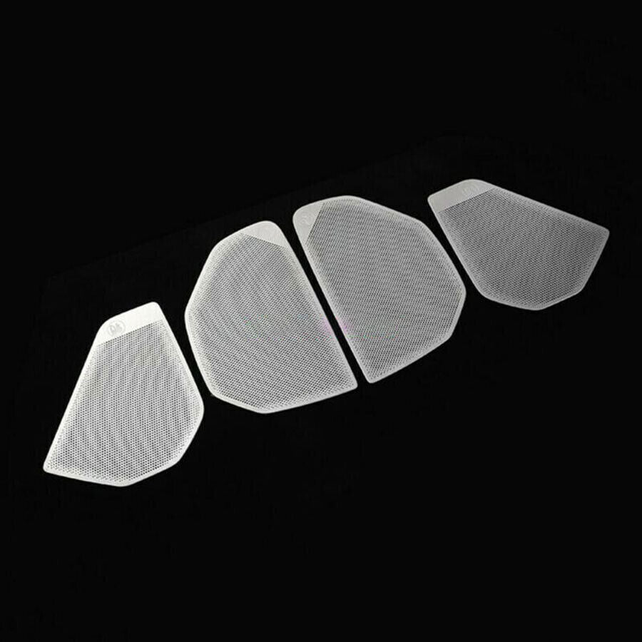for Ford Explorer 20-2024 Cover Trim Inner Door Speaker Frame Silver Steel 4X