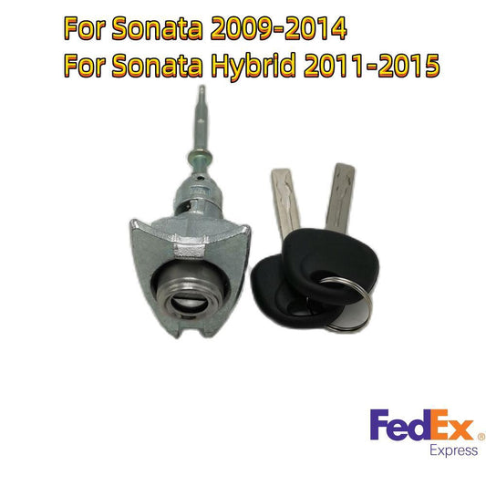 Car Door Lock Cylinder 2 Keys 81970-3SA00 For Sonata 2009-2014 Hybrid 2011-15