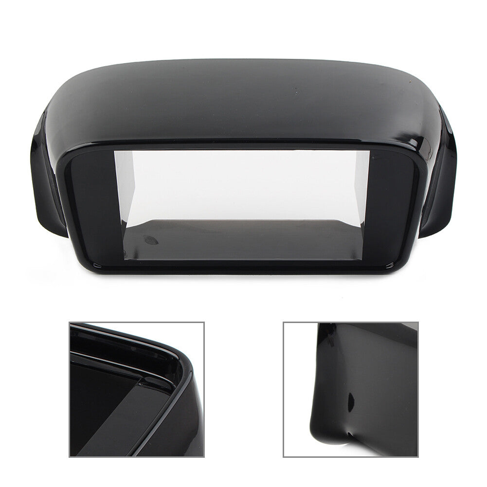Black Radio Stereo Double DIN Adapter for Harley Road Glide FLTR 98-2013