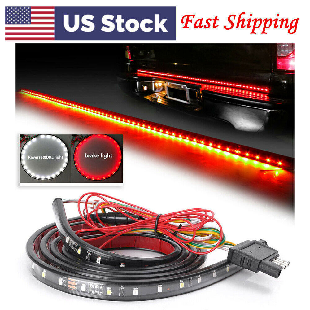 60 Tailgate LED Light Brake Turn Signal Stop Tail Strip Lamp for Jeeps Truck US