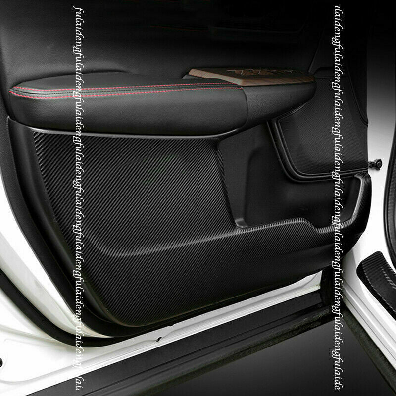 4P Leather Door Anti-Kick Anti-Dirty Pad Guard Trim for Honda CR-V CRV 2017-2022