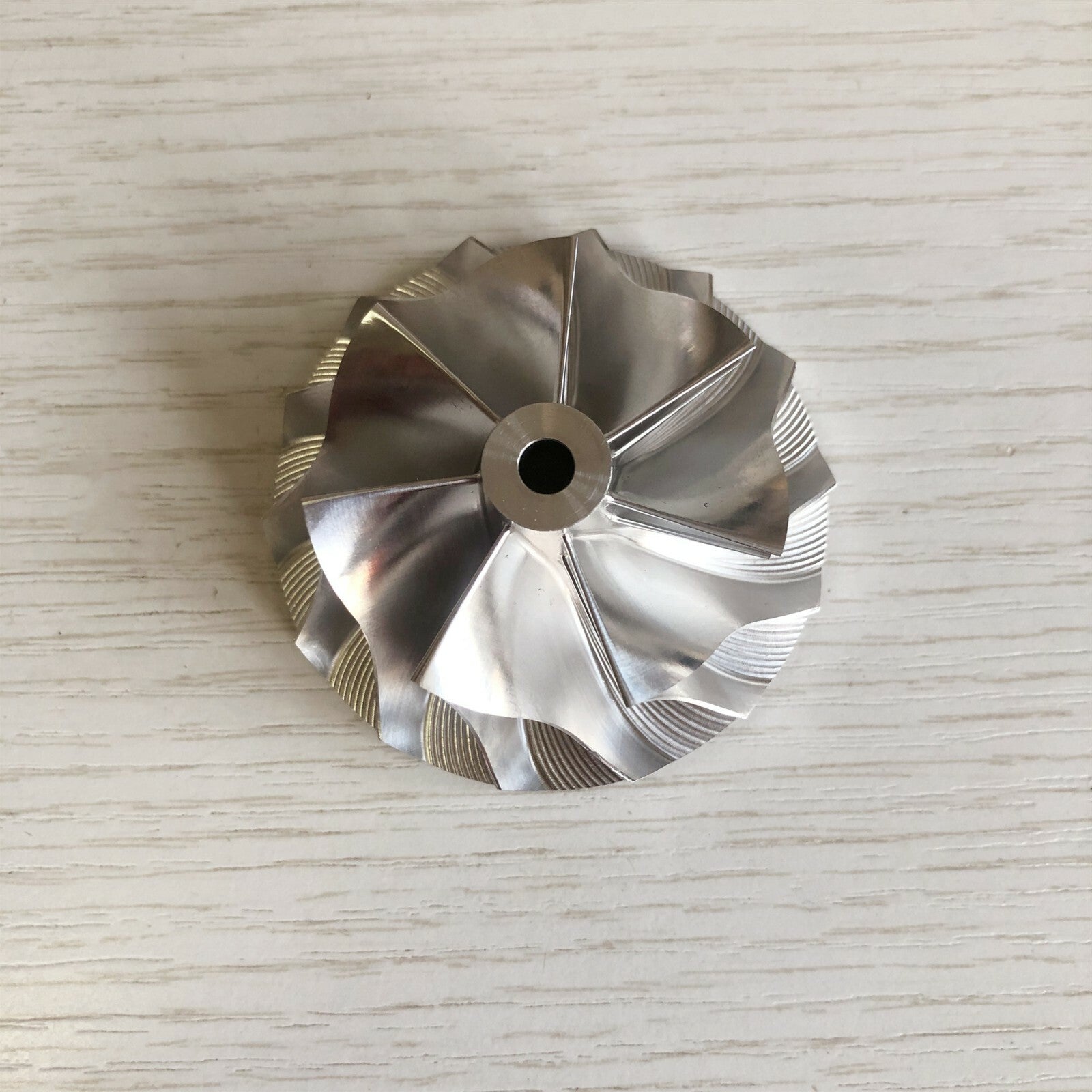 K04 forward 42.00/56.08mm 7+7 blade turbo lower blade billet compressor wheel