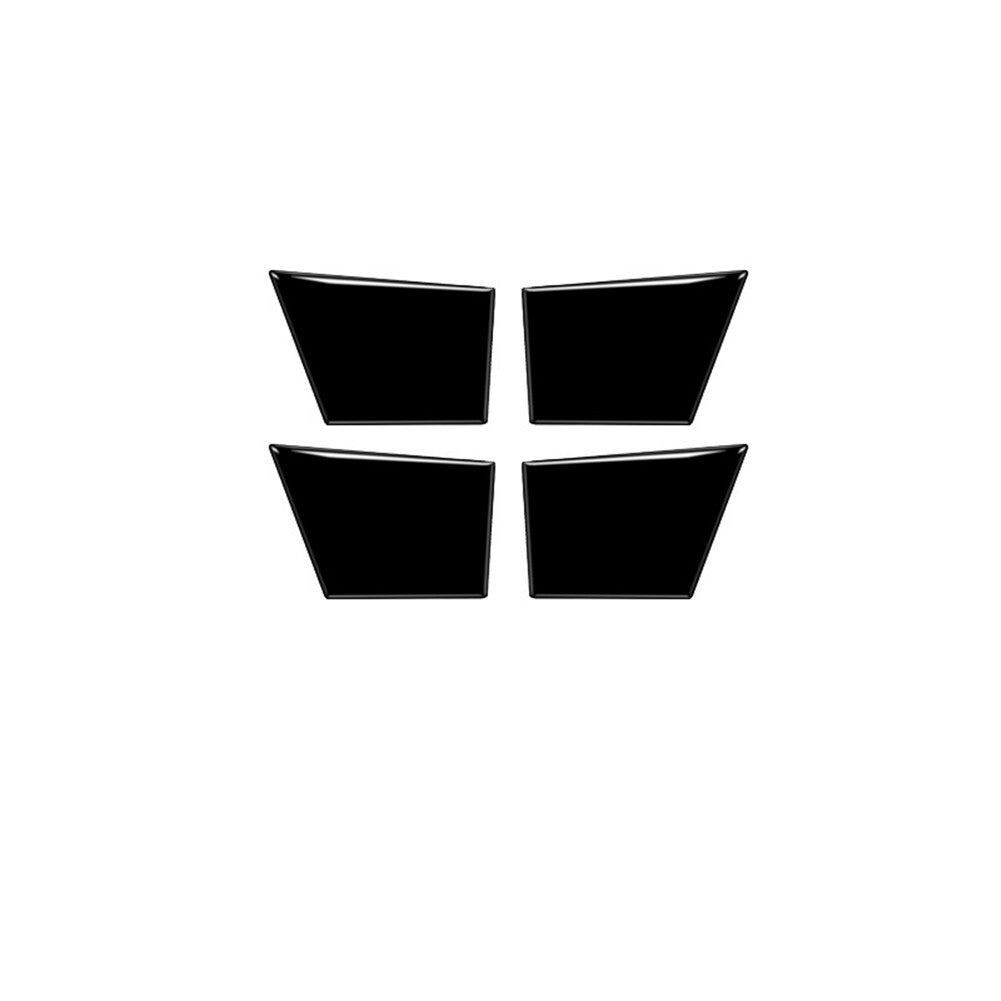 4Pcs Piano Black Interior Door Bowl Cover Trim for Hyundai for Elantra 2016-2018