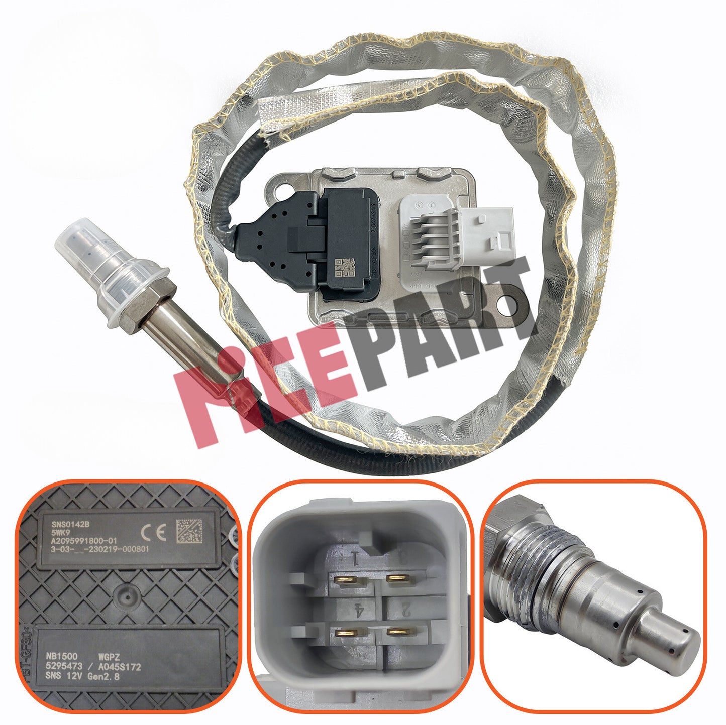 NOx sensor 5295473 5295473RX is compatible with and suitable for 6.7L ISB/QSB.