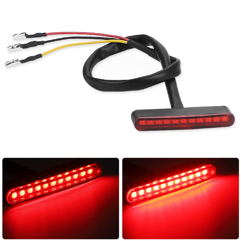 12V 11 LED for Mini Motorcycle Tail Light Bike Rear Running Stop Brake Bright Lamp