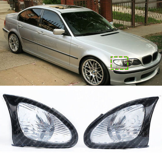 LHRH for BMW 2002-2005 E46 4D/5D Sedan 325i White Corner Light Turn Signal Lamp