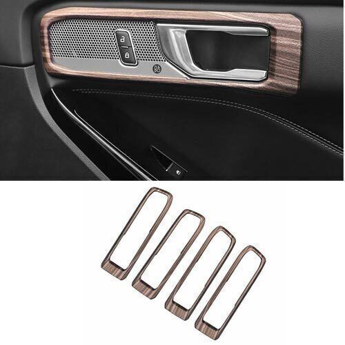Wood Grain Moulding for Ford Explorer 20-2024 Inner Door Handle Frame Trim 4X