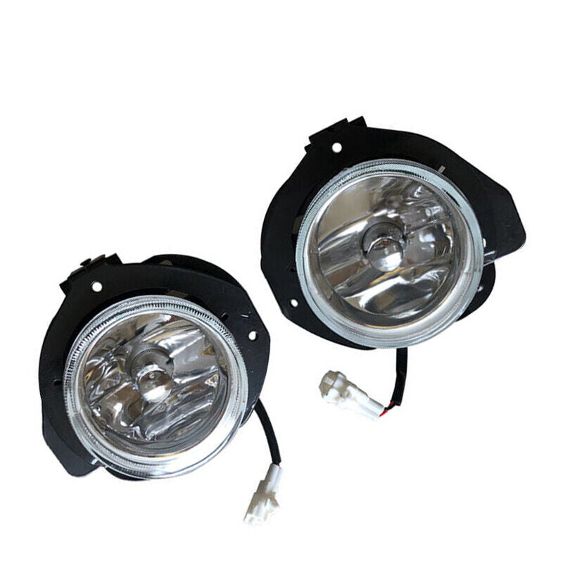 Pair Front Bumper Fog Lamp With Bulb for Mitsubishi Montero 2003-2006